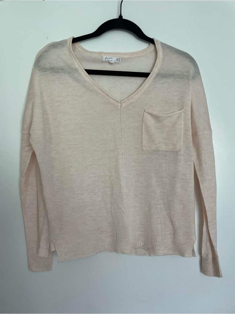 Fine Knitwear by Cotton On V-Neck Sweater Size XS